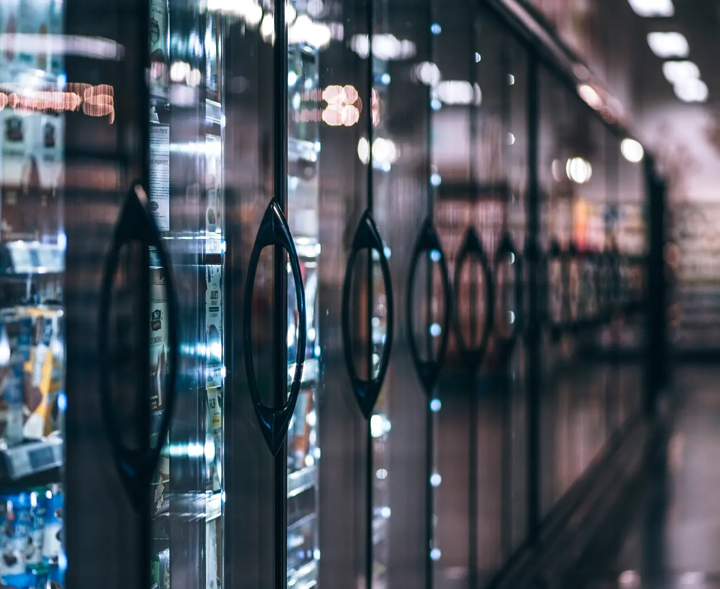 Refrigerants in a grocery store