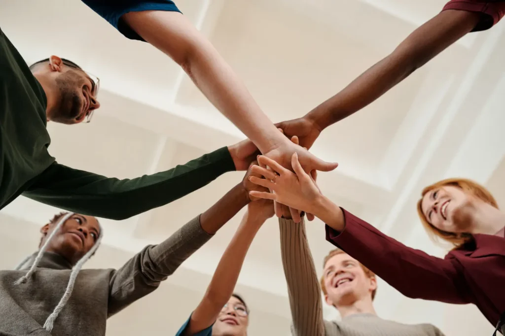 hands together collaboration