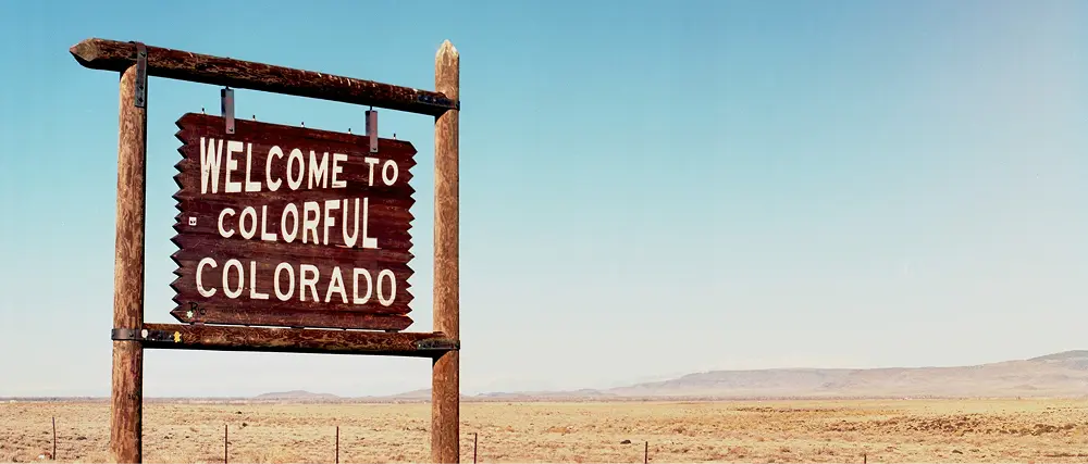 Welcome to Colorful Colorado Sign