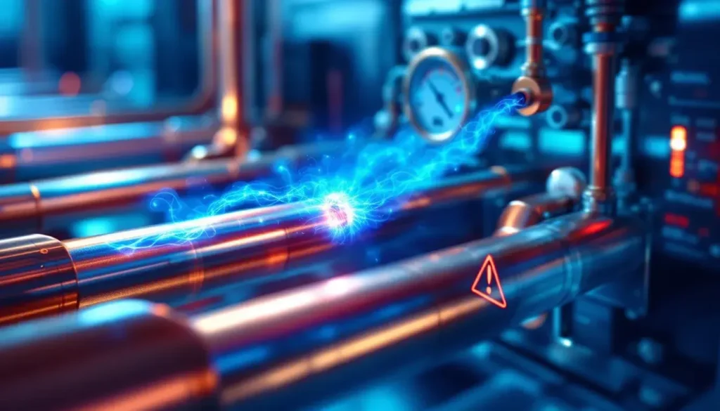 AI Illustration of Visual Inspection for Refrigerant Leaks