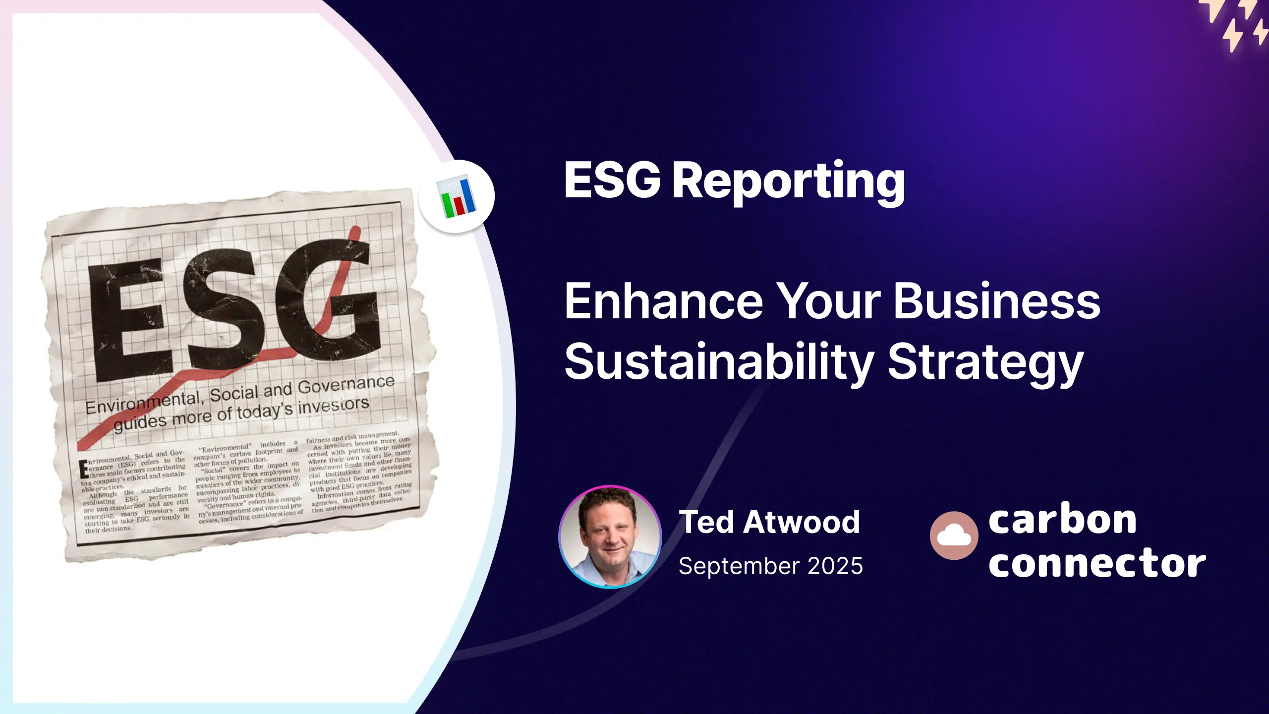 ESG Reporting Enhance Your Business Sustainability Strategy - Carbon Connector