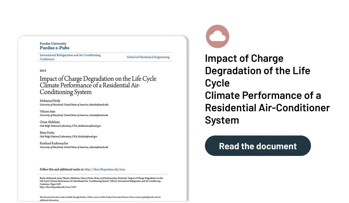 Impact of Charge Degradation of the Life Cycle Climate Performance of a Residential Air-Conditioner System
