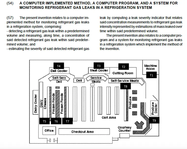 Patent floor plan and method