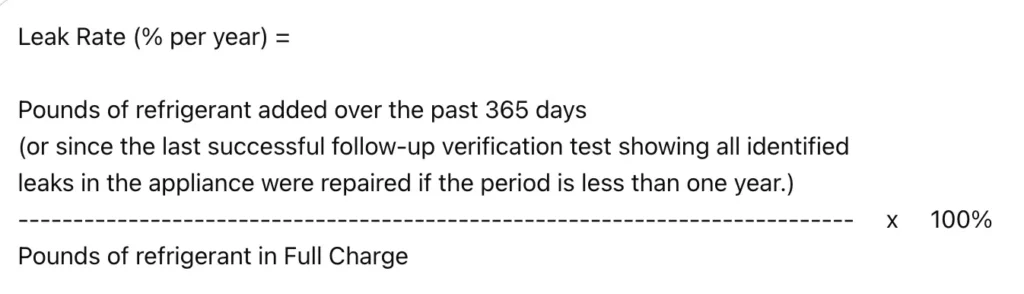 How to Calculate your Refrigerant Leak Rates like a Pro - Rolling Average Method