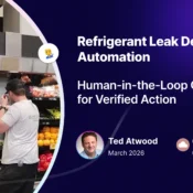 Refrigerant Leak Detection Automation - Human-in-the-Loop Controls ?for Verified Action