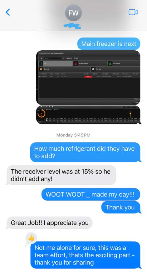 Client Text - Testimonial Refrigerant Leak Detection - Carbon Connector AKO